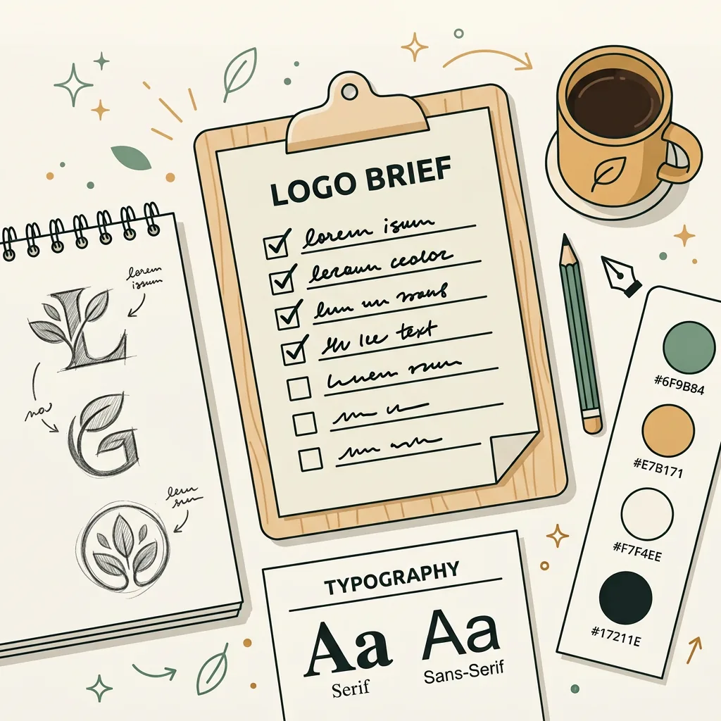 Wordmark logo style concepts for business branding